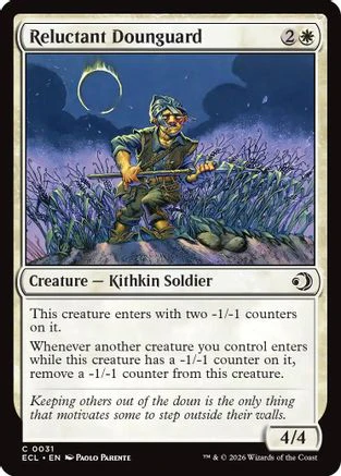 Reluctant Dounguard  [Lorwyn Eclipsed]