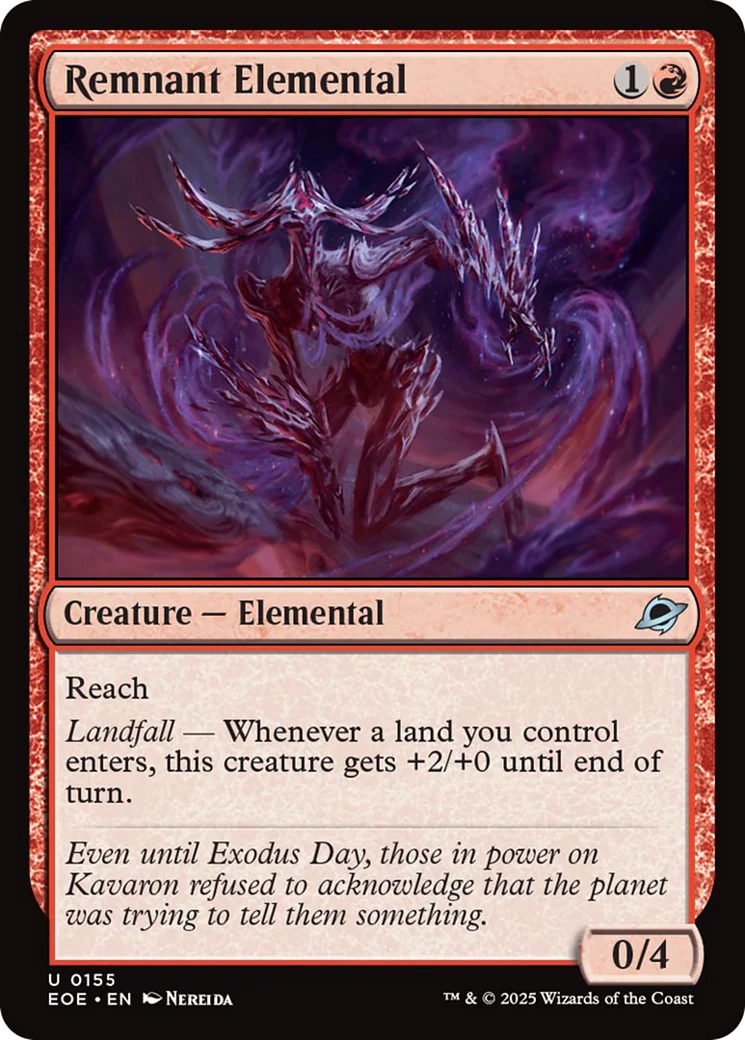 Remnant Elemental [Edge of Eternities] Foil