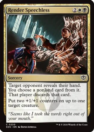 Render Speechless  [Secrets of Strixhaven] Foil