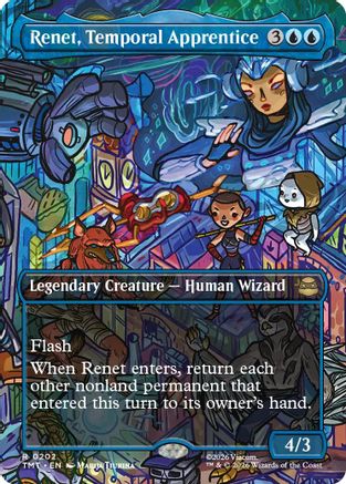 Renet, Temporal Apprentice (Borderless)  [Teenage Mutant Ninja Turtles] Foil