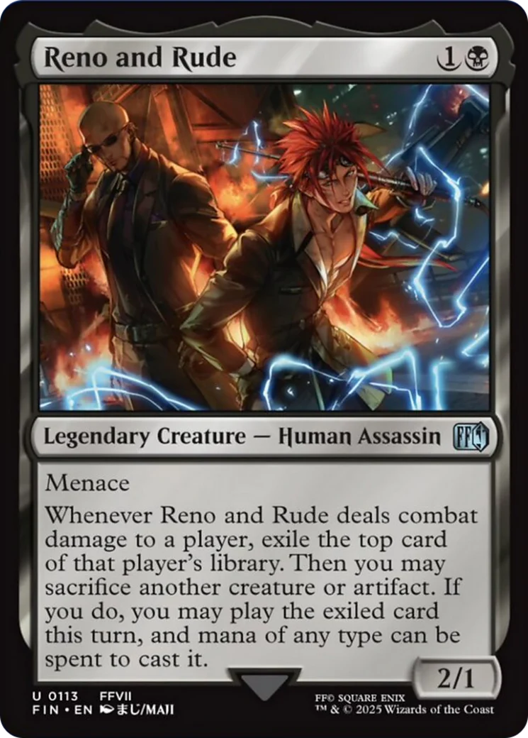 Reno and Rude [FINAL FANTASY] Foil