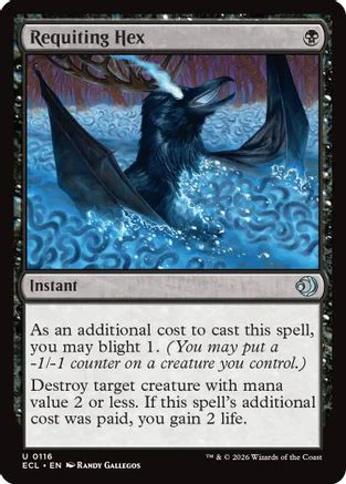 Requiting Hex  [Lorwyn Eclipsed] Foil