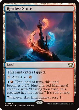 Restless Spire  [Commander: Secrets of Strixhaven]