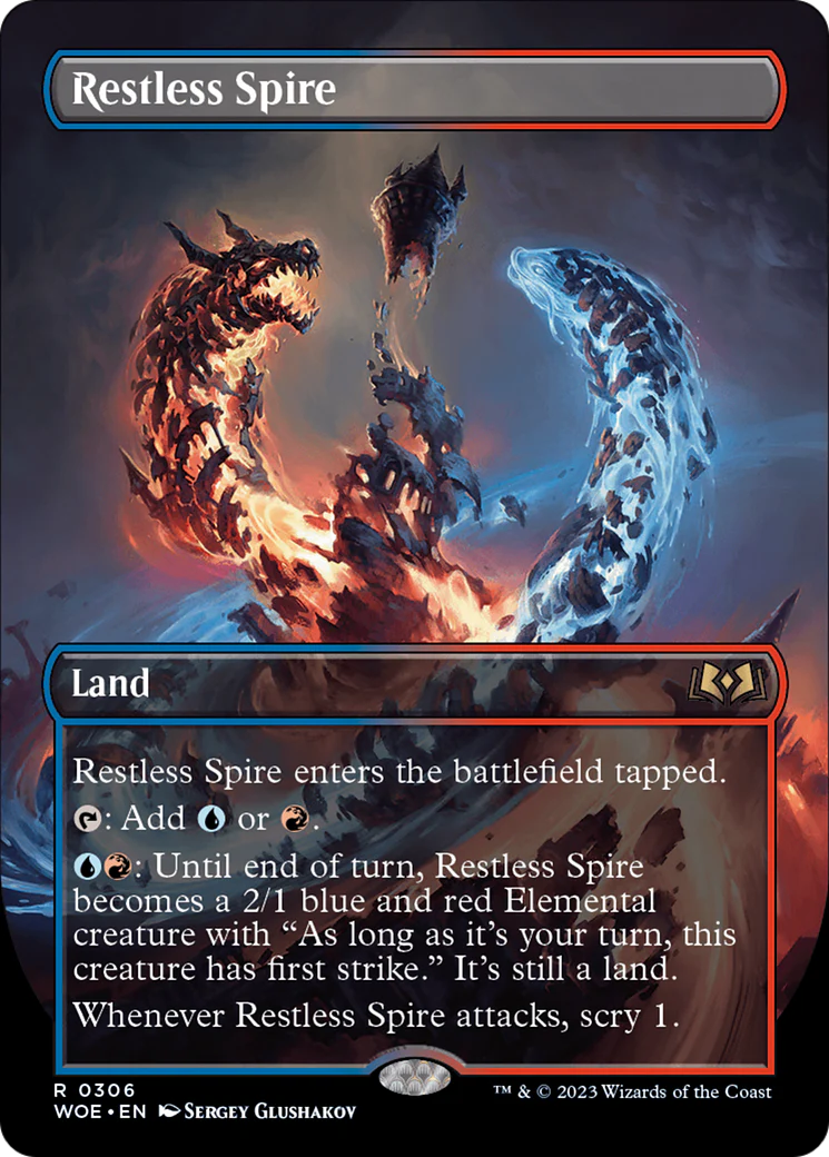 Restless Spire  [Wilds of Eldraine] (Borderless)