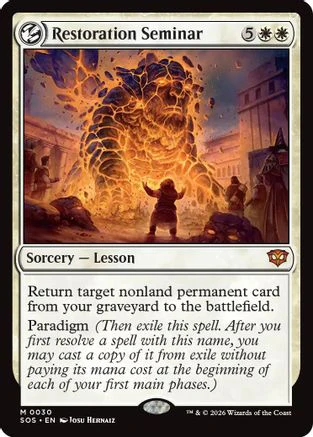 Restoration Seminar  [Secrets of Strixhaven]
