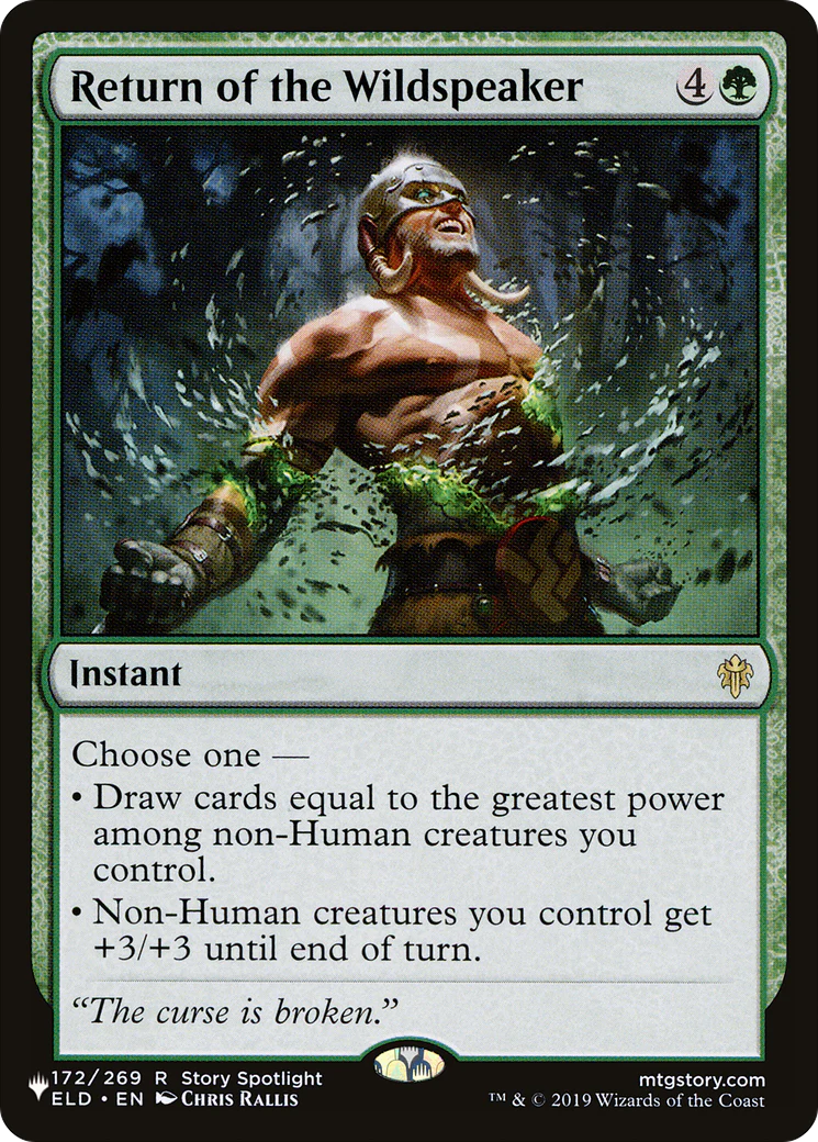 Return of the Wildspeaker [The List] Foil