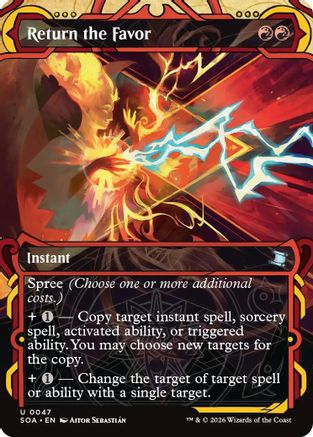 Return the Favor  [Secrets of Strixhaven: Mystical Archive]