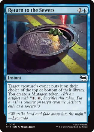 Return to the Sewers  [Teenage Mutant Ninja Turtles] Foil