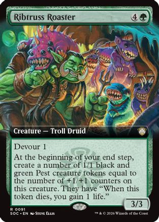Ribtruss Roaster (Extended Art)  [Commander: Secrets of Strixhaven]