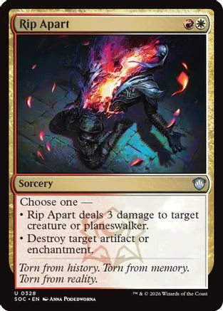 Rip Apart  [Commander: Secrets of Strixhaven]
