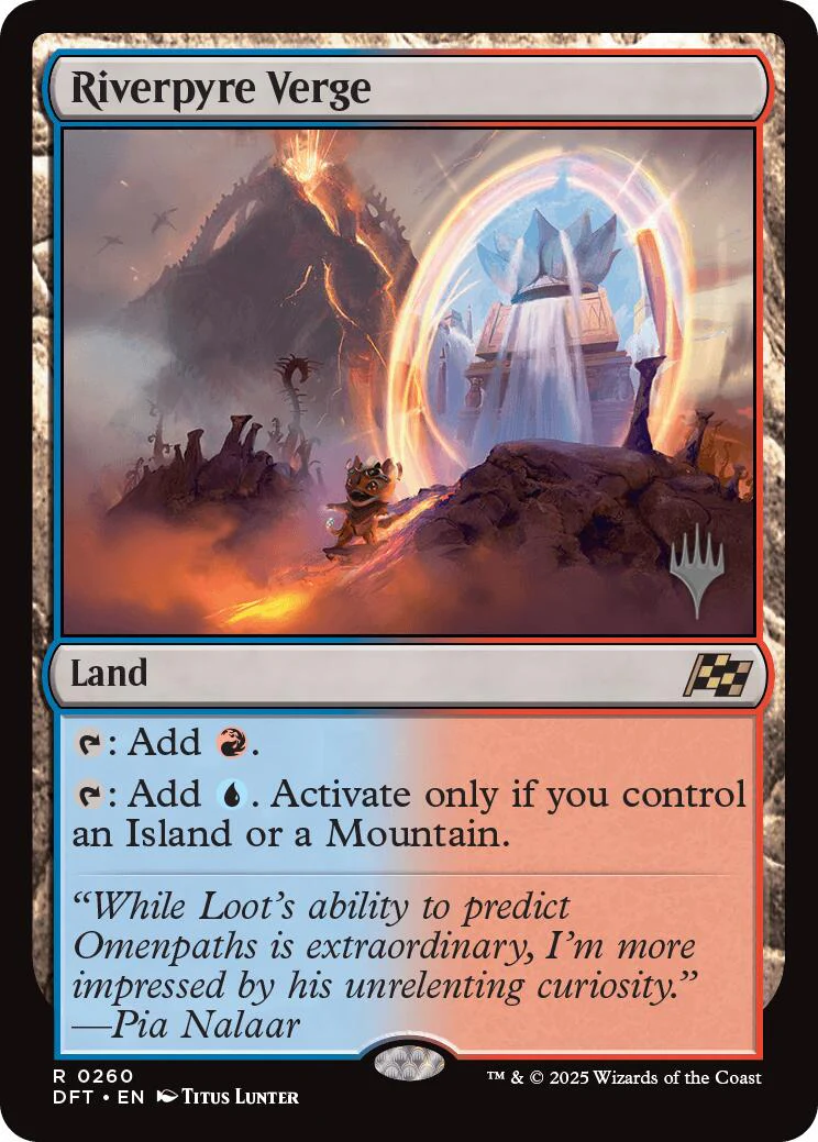 Riverpyre Verge (Promo Pack) [Aetherdrift Promos] Foil