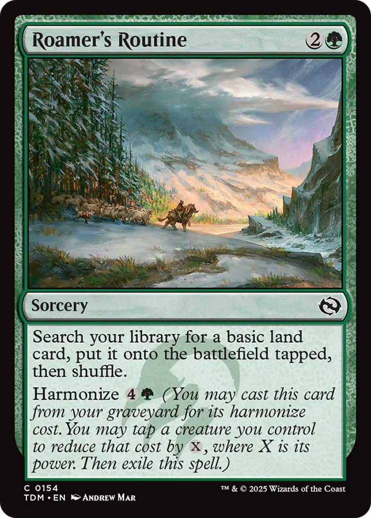 Roamer's Routine [Tarkir: Dragonstorm] Foil