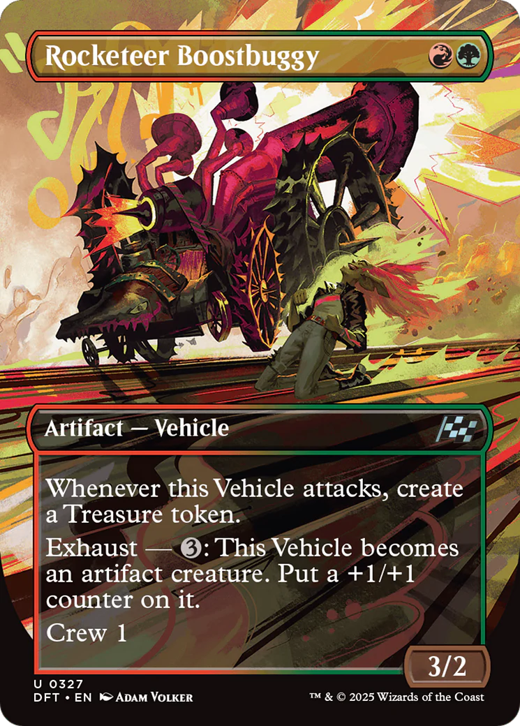 Rocketeer Boostbuggy (Borderless) [Aetherdrift] Foil