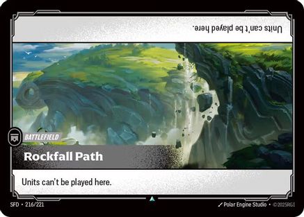 Rockfall Path (216/221) - Riftbound - [Spiritforged] Foil