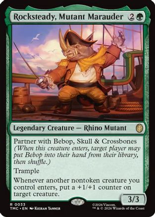 Rocksteady, Mutant Marauder  [Commander: Teenage Mutant Ninja Turtles] Foil