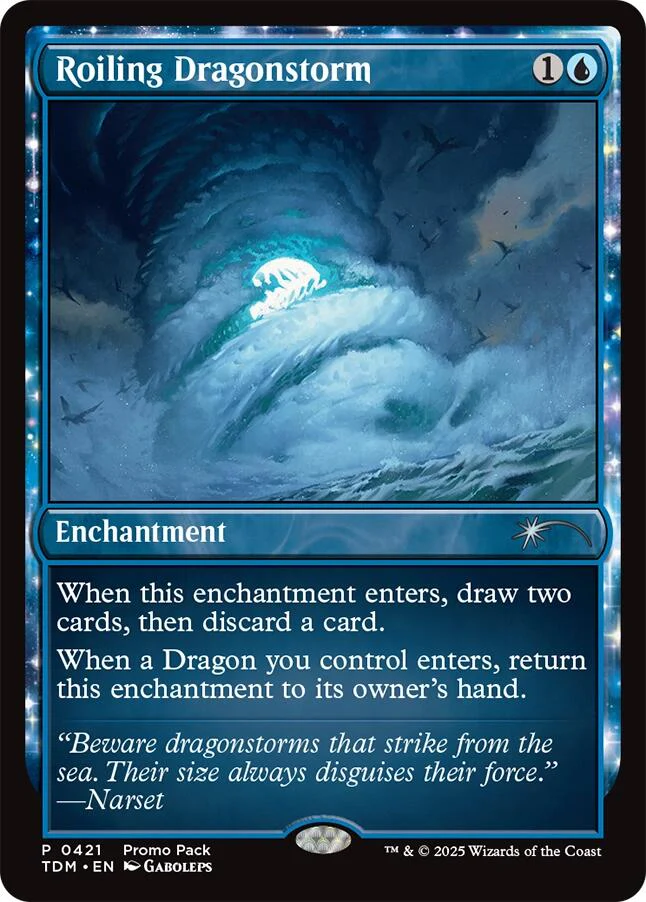 Roiling Dragonstorm [Tarkir: Dragonstorm Promos] Foil
