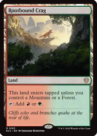 Rootbound Crag  [Commander: Lorwyn Eclipsed]