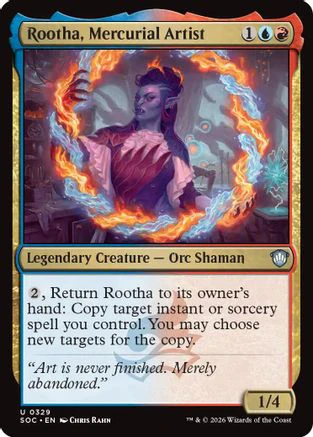 Rootha, Mercurial Artist  [Commander: Secrets of Strixhaven]