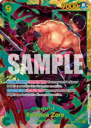Roronoa Zoro - OP06-118 (Reprint) (OP06-118) - [Premium Booster -The Best- Vol. 2] Foil