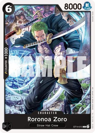 Roronoa Zoro - ST13-013 (Reprint) (ST14-013) - [Premium Booster -The Best- Vol. 2]