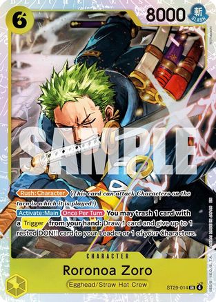 Roronoa Zoro (ST29-014) - [Starter Deck 29: Egghead] Foil
