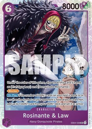 Rosinante & Law (EB04-038) - [The Azure Sea's Seven] Foil