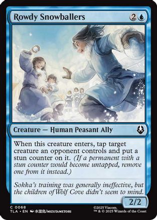 Rowdy Snowballers  [Avatar: The Last Airbender] Foil