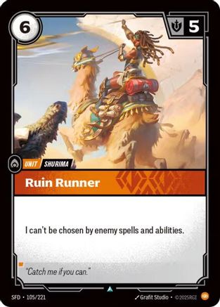 Ruin Runner (105/221) - Riftbound - [Spiritforged] Foil