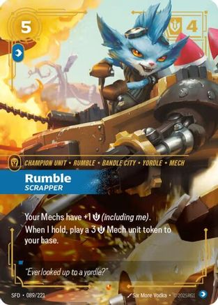 Rumble - Scrapper (089/221) - Riftbound - [Spiritforged] Foil
