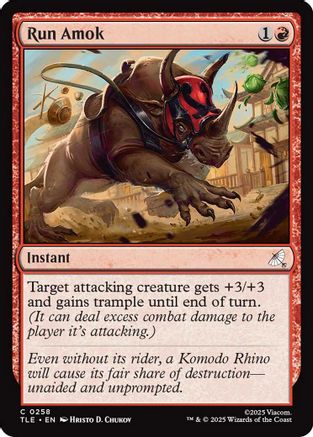 Run Amok  [Avatar: The Last Airbender: Eternal-Legal] Foil