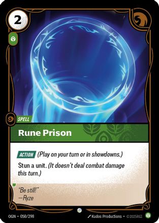 Rune Prison (050/298) - Riftbound - [Origins] Foil