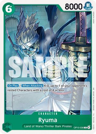 Ryuma (OP15-036) - [Adventure on Kami's Island]