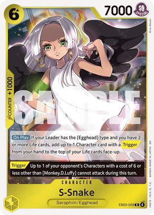S-Snake (EB03-059) - [Extra Booster: One Piece Heroines Edition] Foil