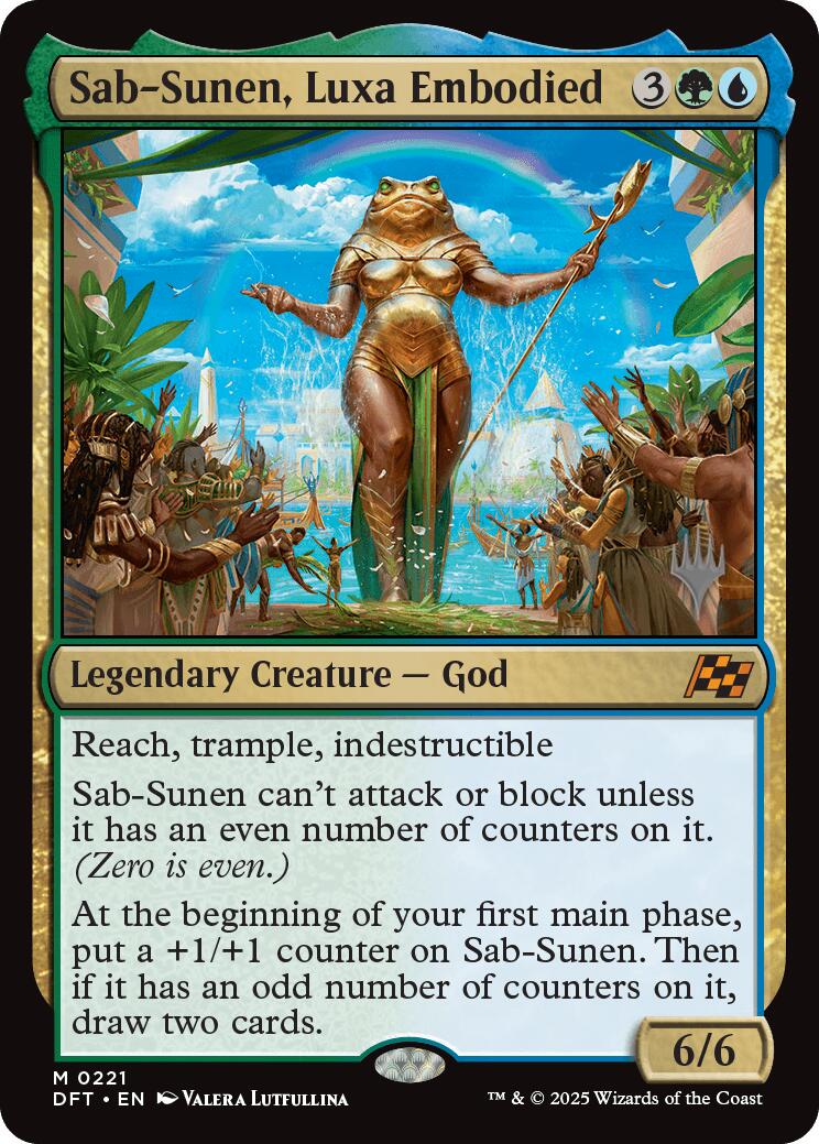 Sab-Sunen, Luxa Embodied (Promo Pack) [Aetherdrift Promos] Foil