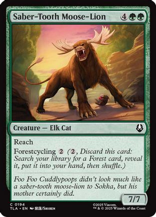 Saber-Tooth Moose-Lion  [Avatar: The Last Airbender] Foil