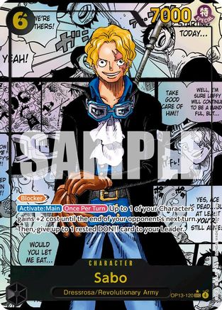 Sabo (120) (Manga) (OP13-120) - [Carrying On His Will] Foil