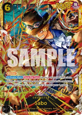 Sabo (120) (SP) (OP13-120) - [Carrying On His Will] Foil