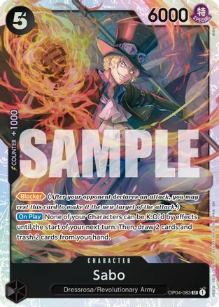 Sabo - OP04-083 (Reprint) (OP04-083) - [Premium Booster -The Best- Vol. 2] Foil