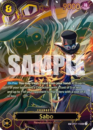 Sabo - OP07-118 (SP) (OP07-118) - [Carrying On His Will] Foil