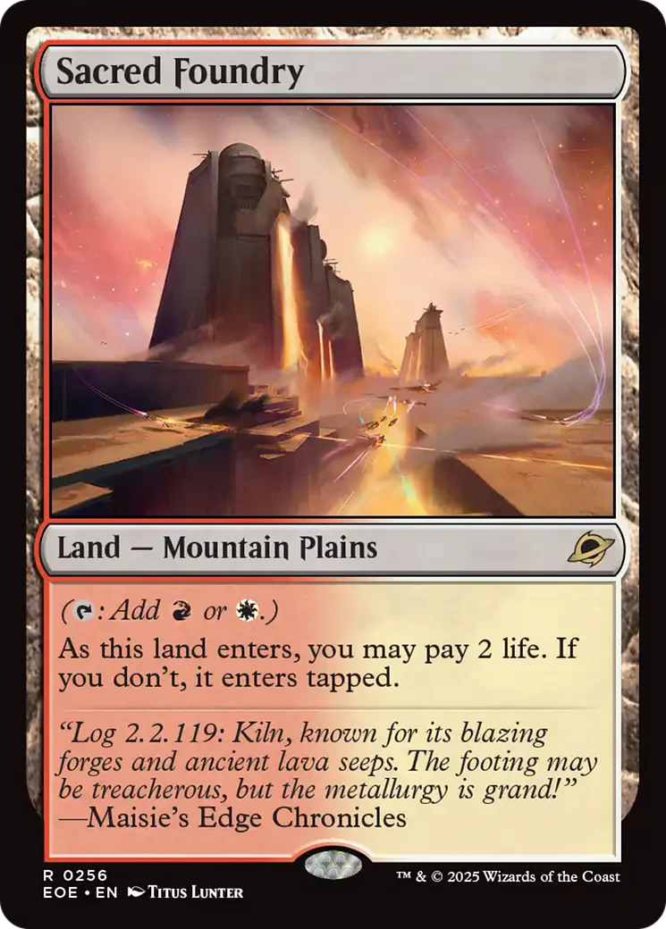 Sacred Foundry [Edge of Eternities] Foil