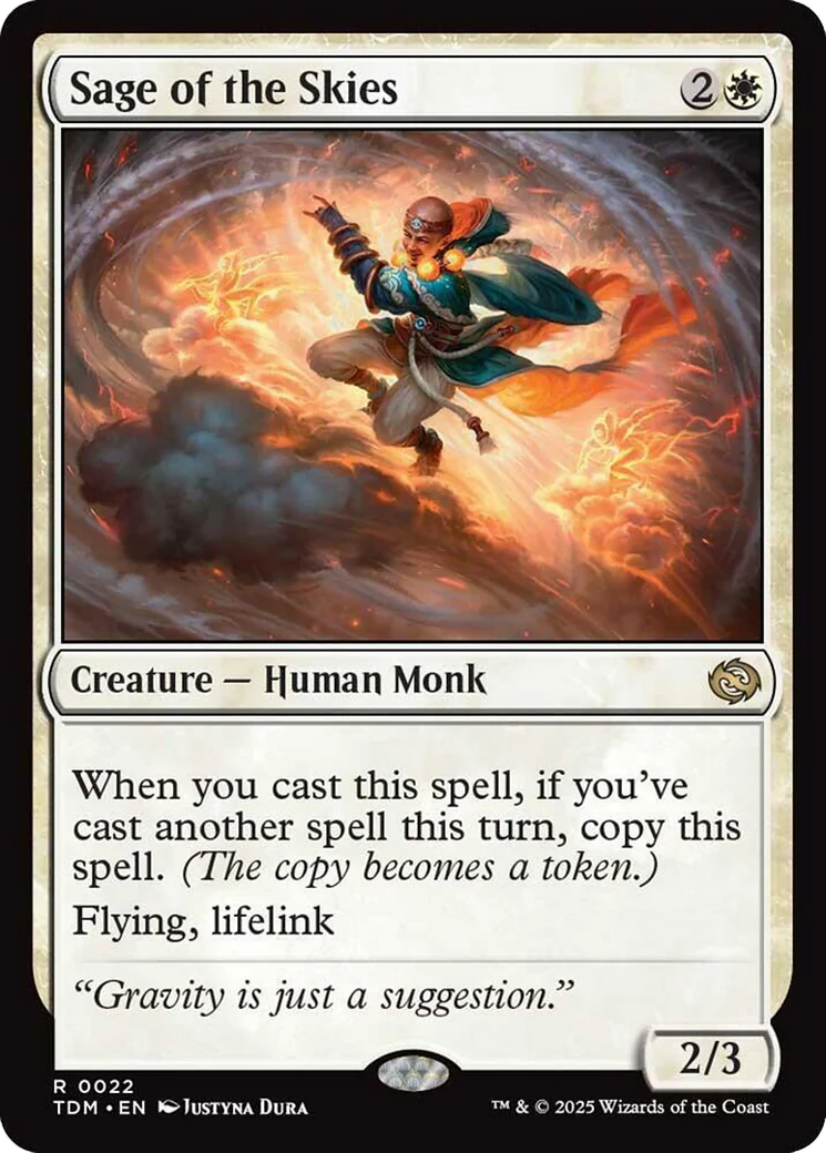 Sage of the Skies [Tarkir: Dragonstorm] Foil