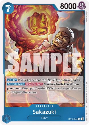 Sakazuki (OP12-044) - [Legacy of the Master] Foil