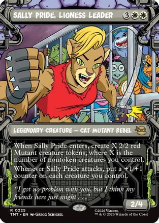 Sally Pride, Lioness Leader (Showcase)  [Teenage Mutant Ninja Turtles] Foil