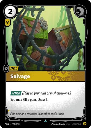 Salvage (224/298) - Riftbound - [Origins] Foil