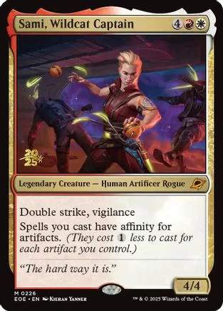 Sami, Wildcat Captain  [Prerelease Cards] Foil