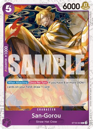 San-Gorou (Pirate Foil) (ST18-003) - [Premium Booster -The Best- Vol. 2] Foil