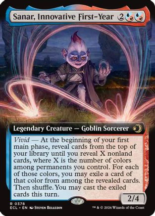 Sanar, Innovative First-Year (Extended Art)  [Lorwyn Eclipsed]
