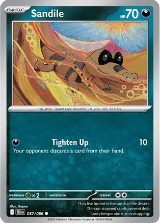 Sandile 060/086  SV Black Bolt - Common