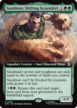 Sandman, Shifting Scoundrel (Extended Art)  [Marvel's Spider-Man] Foil