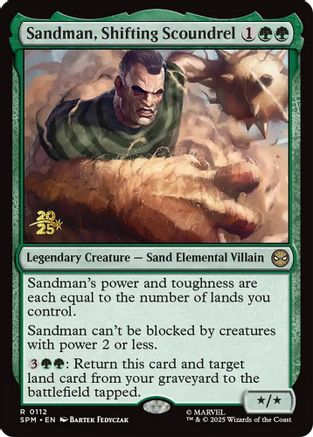 Sandman, Shifting Scoundrel  [Prerelease Cards] Foil